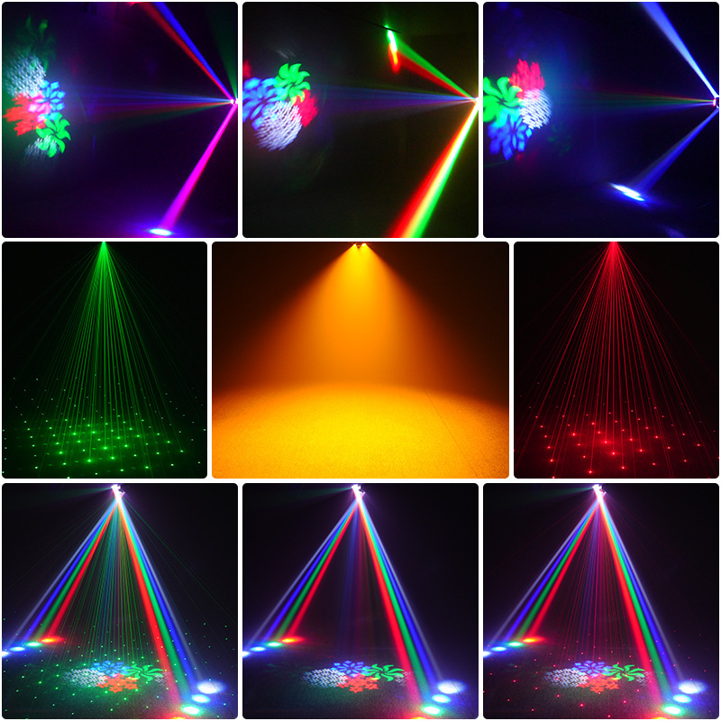 2-Arm Moving Head Stage Beam Light with Beam Effects, GOBO Patterns - product detail 3