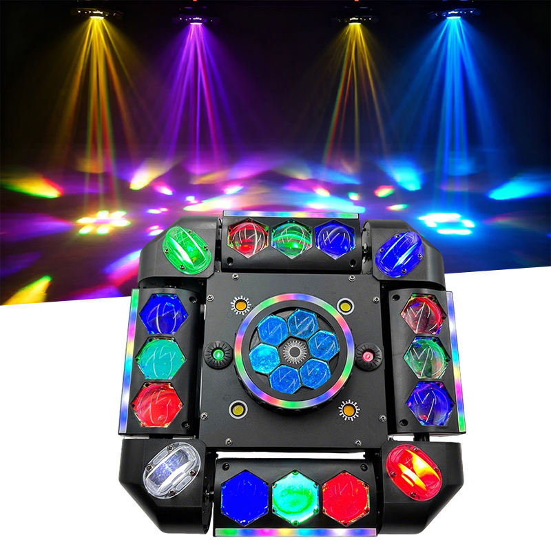 Moving Head Stage Laser Light with Beam & Sound Activation - product detail 2