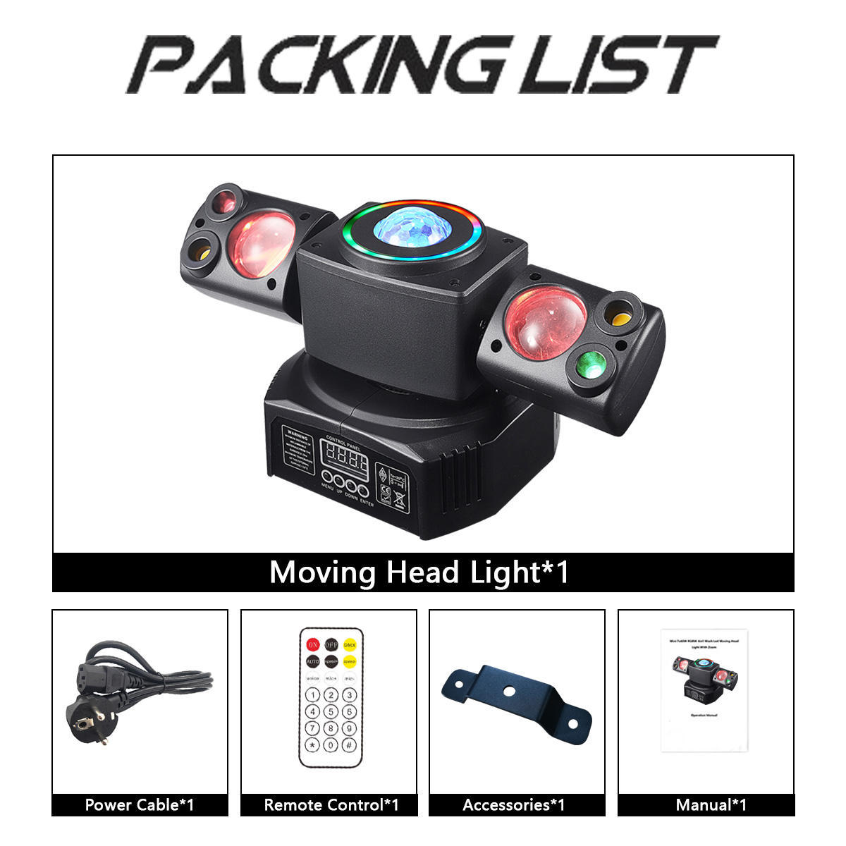 Moving Head Stage Effect Light - Model NP-0464 - product detail 5