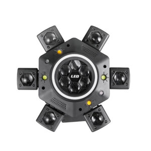 6-Arm Moving Head Stage Laser Light with Strobe & GOBO Effects - product detail 5