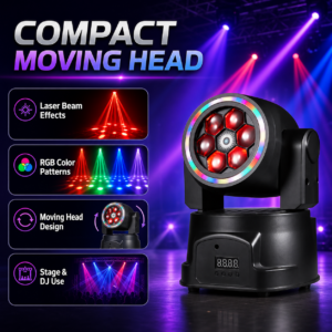 Moving Head Stage Laser Light with Beam Effects - Model NP-7946
