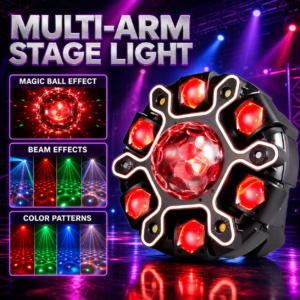 2-Arm Moving Head Stage Beam Light with Beam Effects