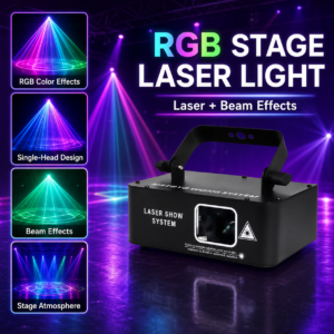 Stage Laser Light with RGB Beam Effects