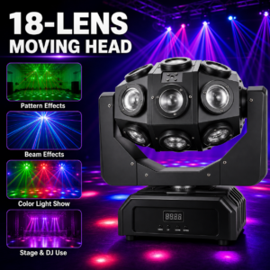 Moving Head Stage Laser Light with Beam Effects - Model NP-3267