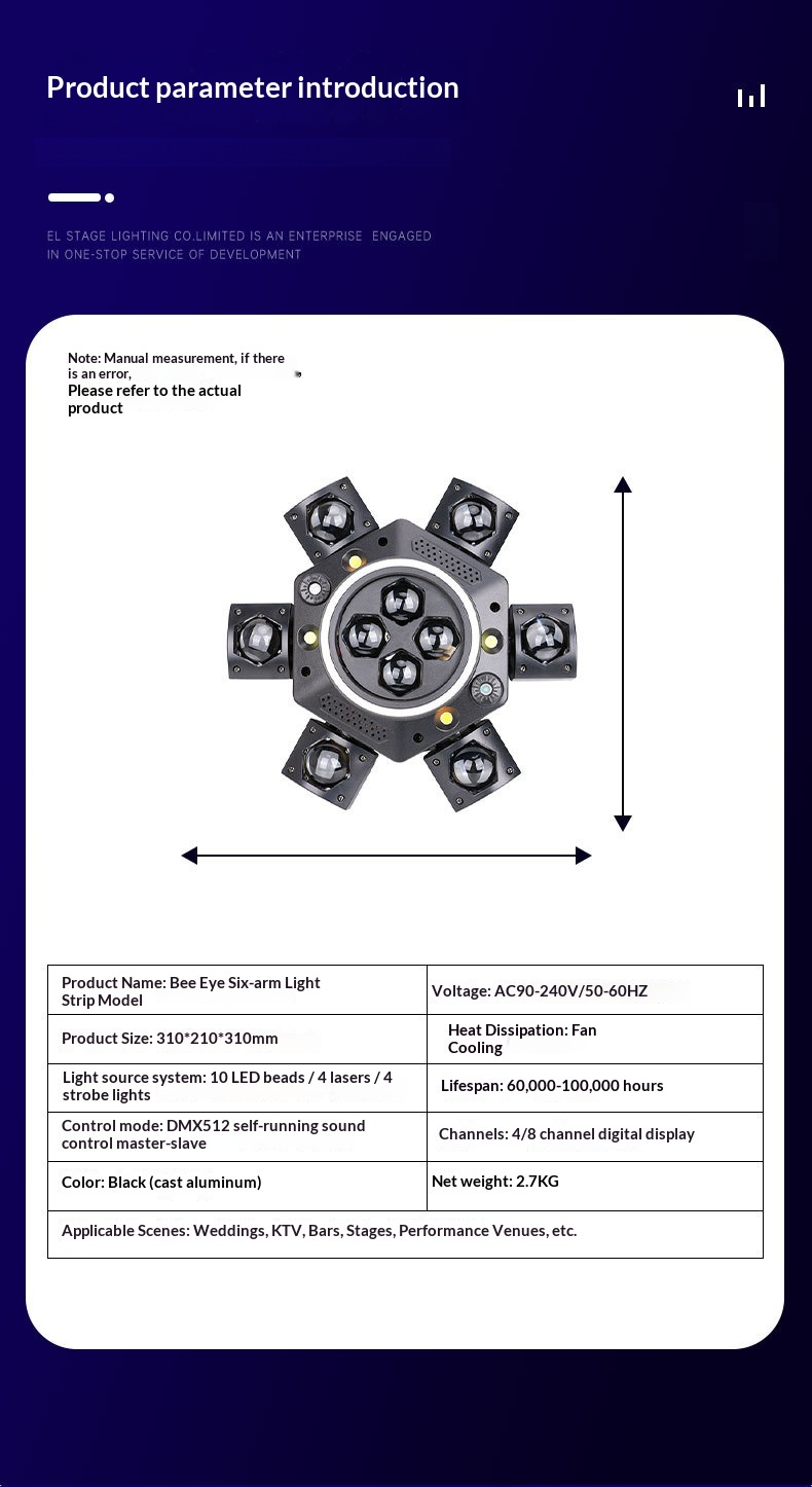 Product specifications and technical parameters