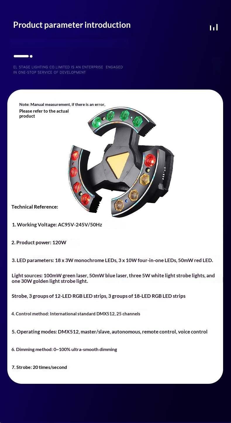 Product specifications and technical parameters