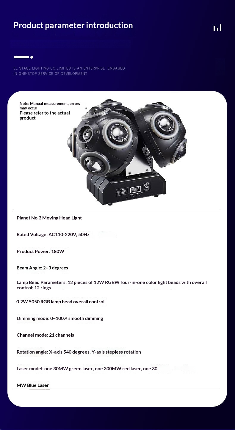 Product specifications and technical parameters