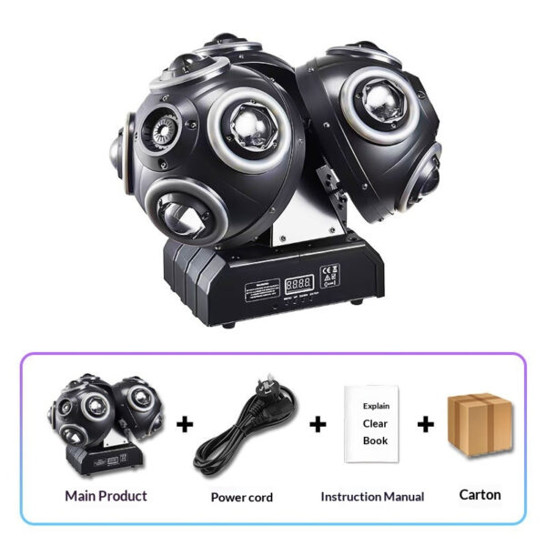 Moving Head Stage Laser Light with Beam Effects - Model NP-3147 - product detail 5