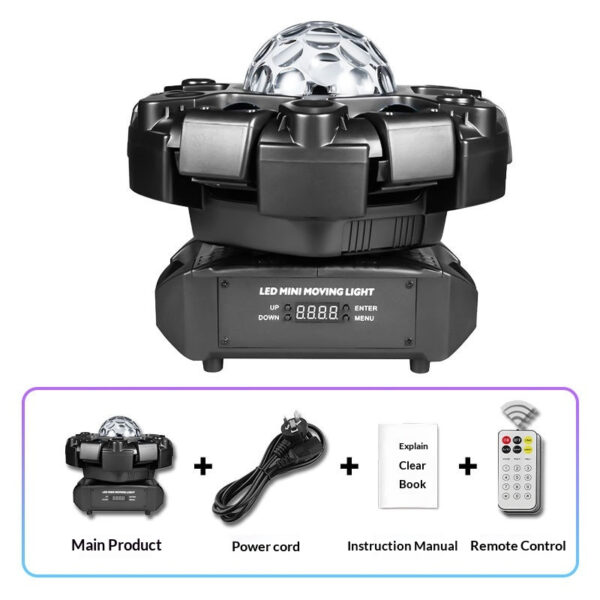 6-Arm Moving Head Stage Effect Light - Model NP-7567 - product detail 4