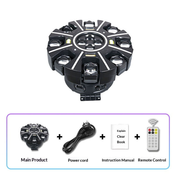 8-Arm Stage Laser Light with Beam Effects - product detail 4