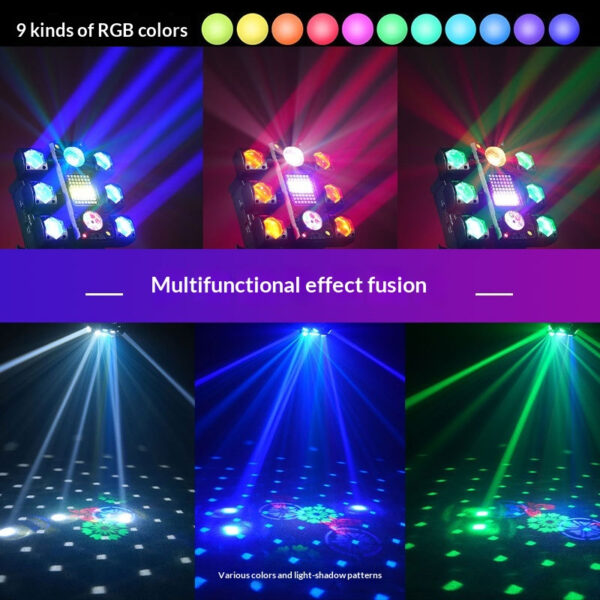 6-Arm Moving Head Stage Effect Light - Model NP-9552 - product detail 3