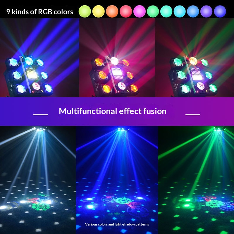 6-Arm Moving Head Stage Effect Light - Model NP-9552 - product detail 3