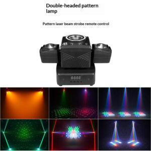 2-Arm Moving Head Stage Beam Light with Beam Effects, GOBO Patterns - product detail 2