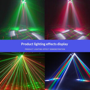 4-Arm Moving Head Stage Beam Light with Beam & Sound Activation - product detail 4