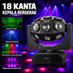 Lampu Laser Pentas Kepala Bergerak dengan Kesan Pancaran – Model NP-3267
